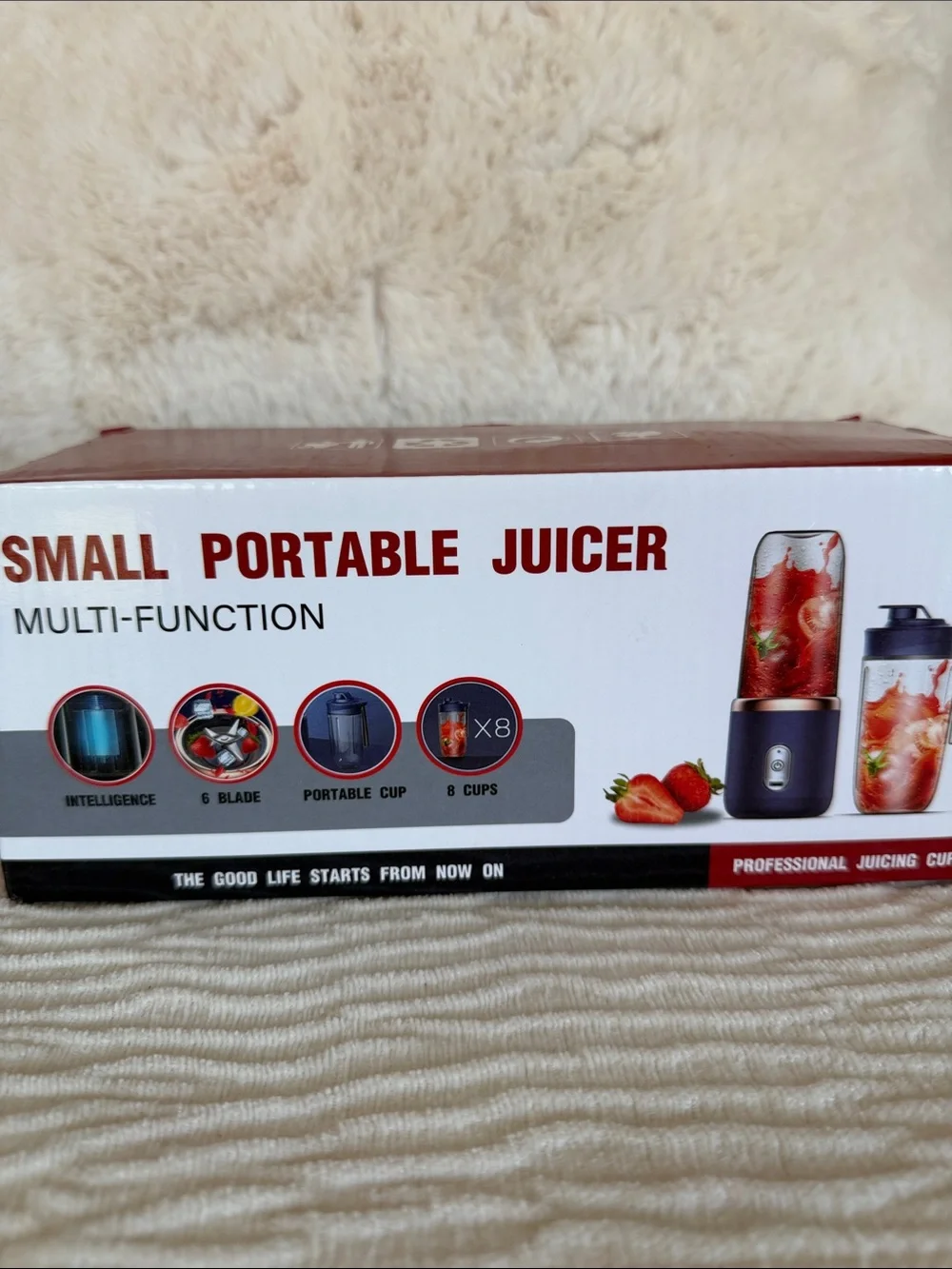 Portable Personal Juicer - Blue Compact Blender